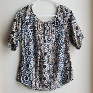 NWOT Lucky Brand Boho Top Size XS
